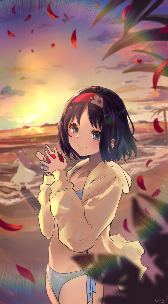 This is a pixiv picture whose title is 水着エリカ様(^^)/.