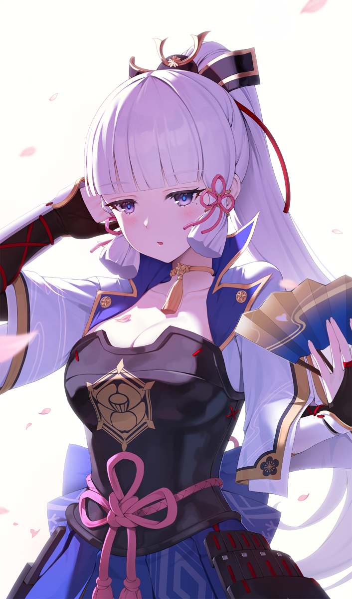 This is a pixiv picture whose title is 神里綾華.