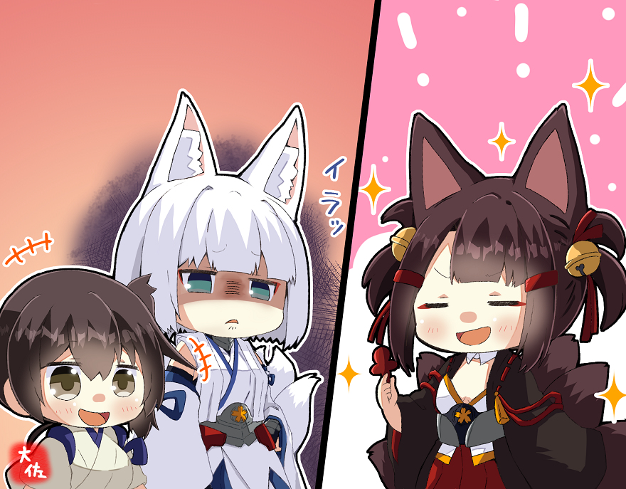 This is a pixiv picture whose title is 赤城ちゃん空母について語る.