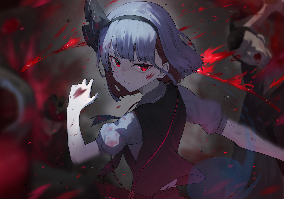 This is a pixiv picture whose title is 次はお前だ.
