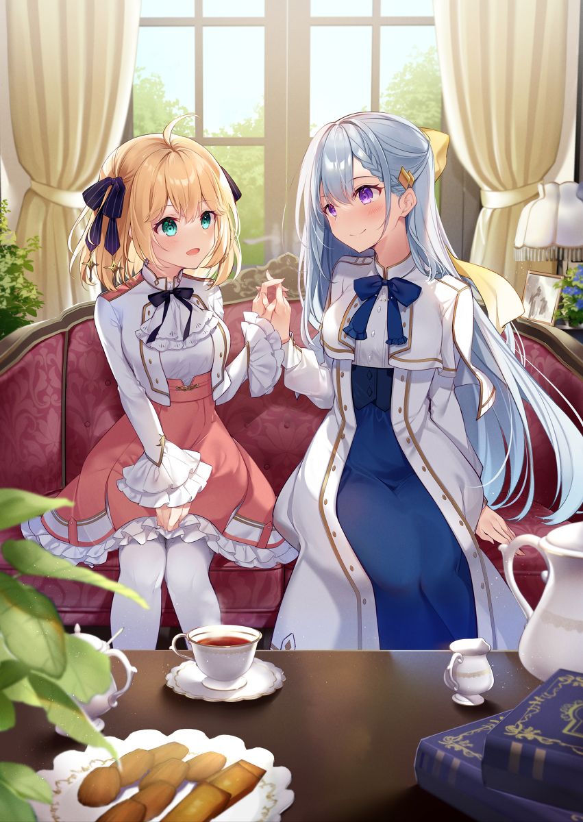 This is a pixiv picture whose title is 転生王女と天才令嬢の魔法革命4.