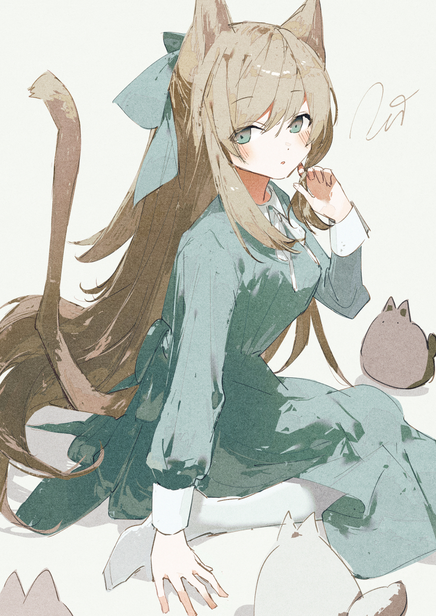 This is a pixiv picture whose title is いいとこのねこ嬢.