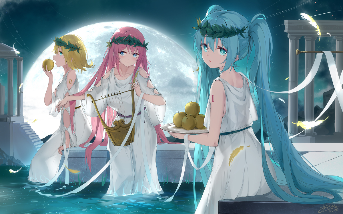 This is a pixiv picture whose title is GOLDEN APPLE.