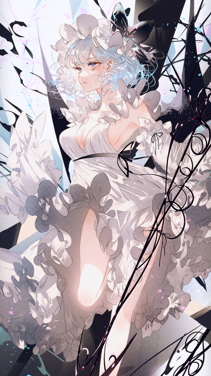 This is a pixiv picture whose title is Remilia♡.