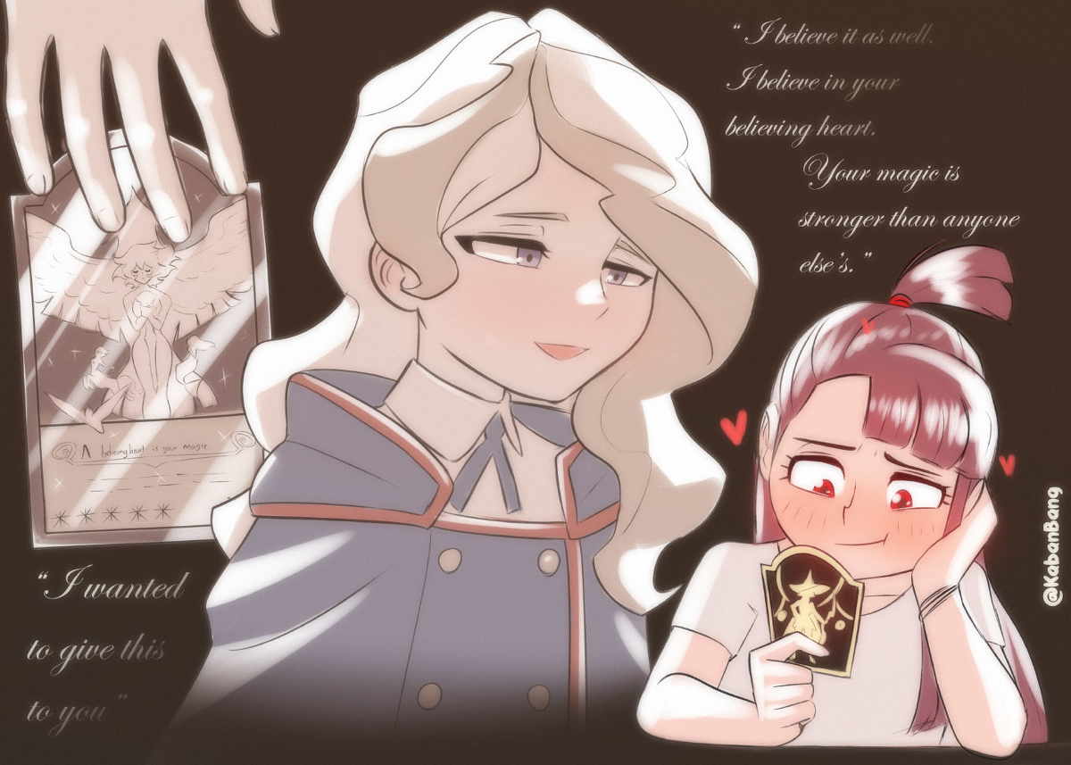 This is a pixiv picture whose title is Diakko Week Day 1: Love Language.