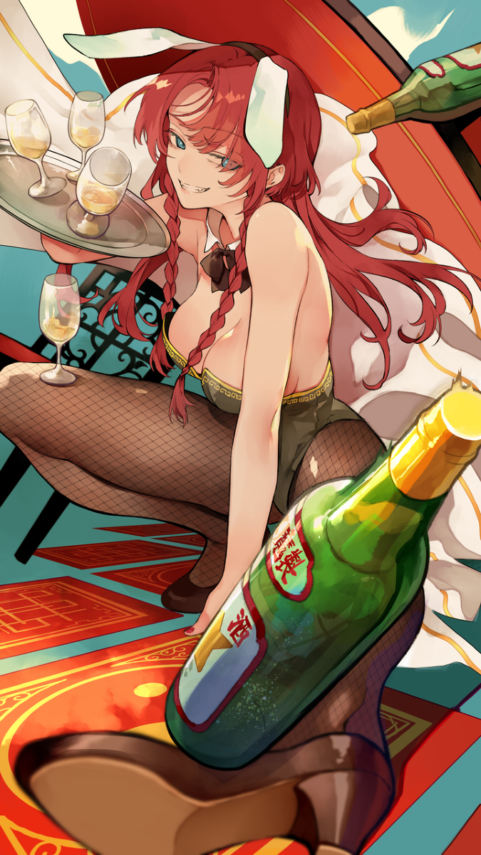 This is a pixiv picture whose title is チャイニーズバニー.