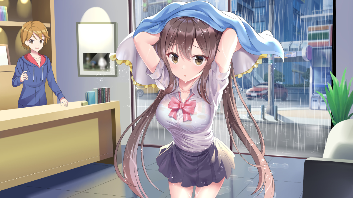 This is a pixiv picture whose title is 日常 雨季....