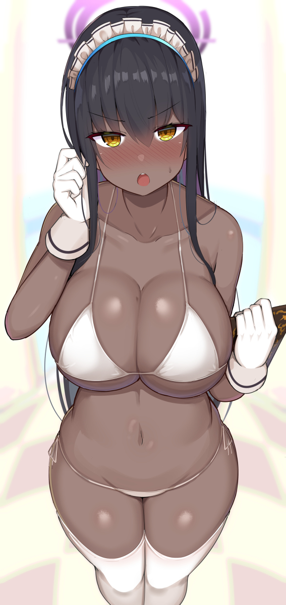This is a pixiv picture whose title is お帰りなさいませご主…先生っ！？.