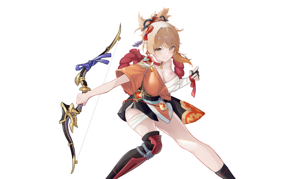 This is a pixiv picture whose title is 【曲绘】宵宫.