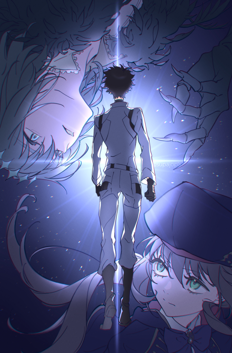 This is a pixiv picture whose title is 躍動.