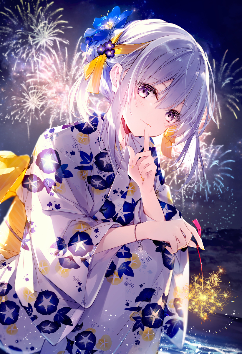 This is a pixiv picture whose title is 秘密の願い事.