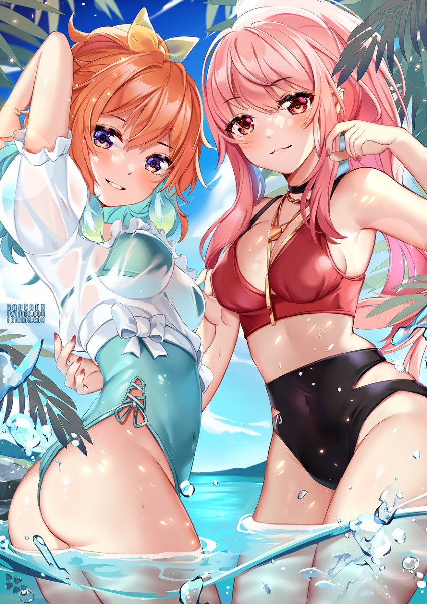 This is a pixiv picture whose title is Takamori Summer.