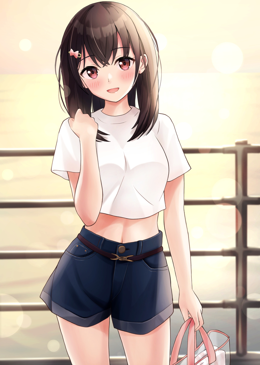 This is a pixiv picture whose title is 「また一緒に来ようね」.