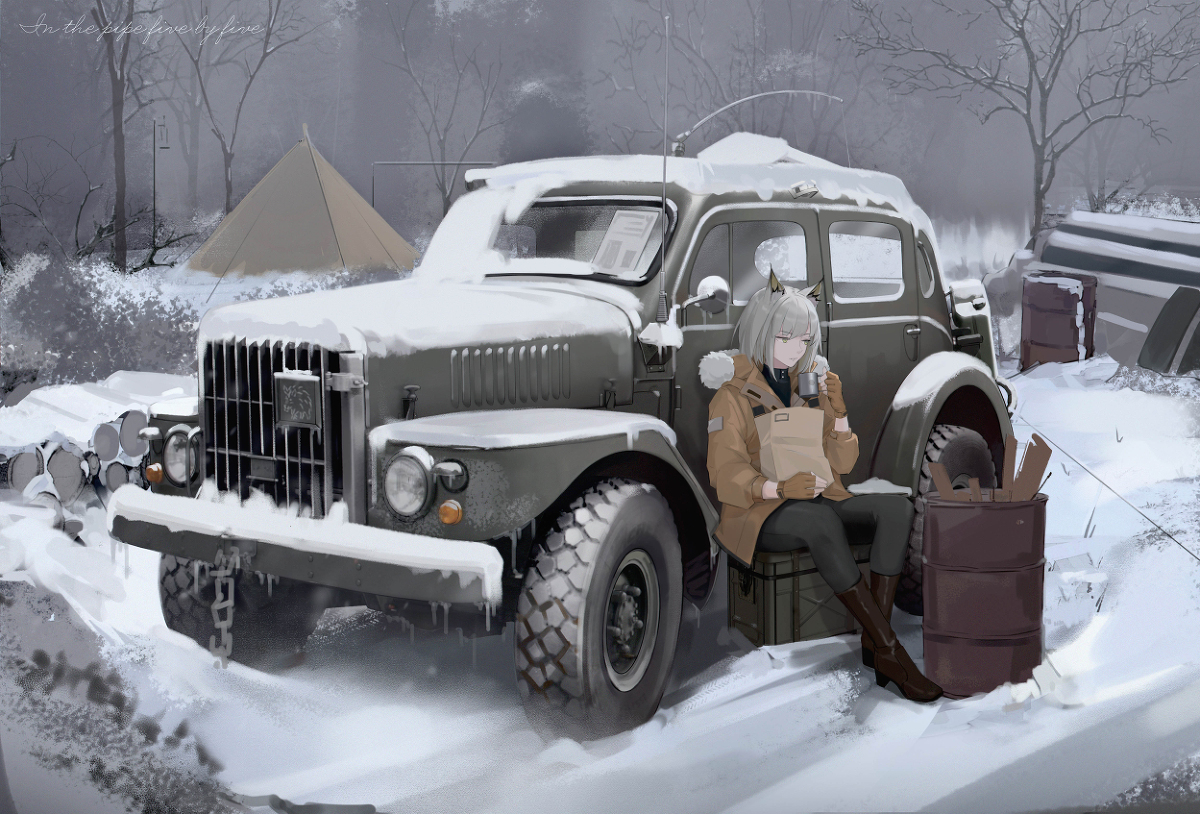 This is a pixiv picture whose title is 使命必达.