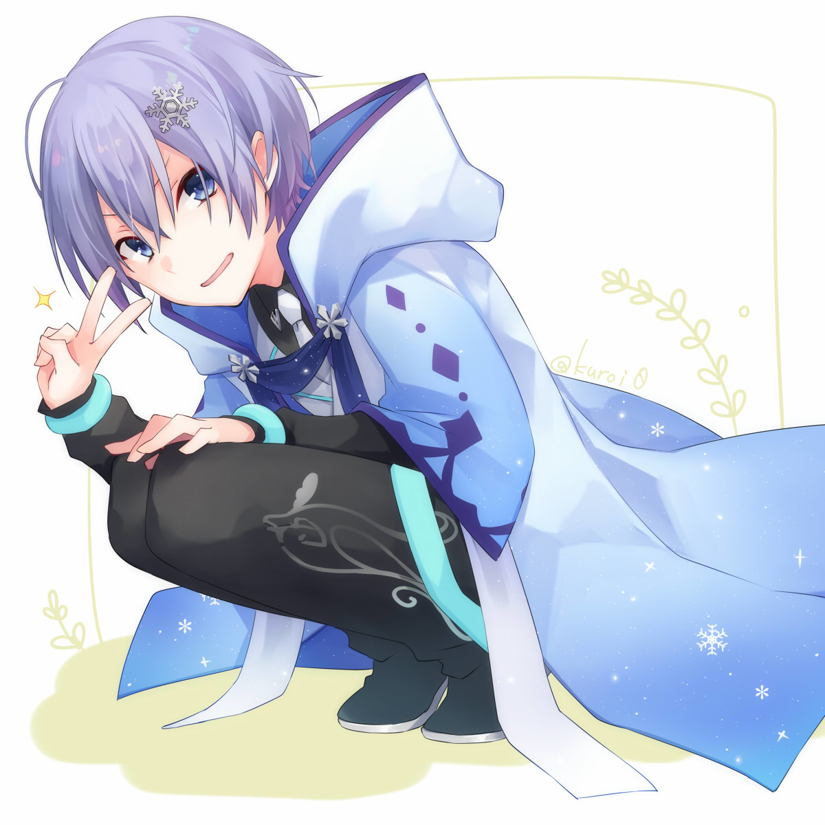 This is a pixiv picture whose title is 白雪レイド.