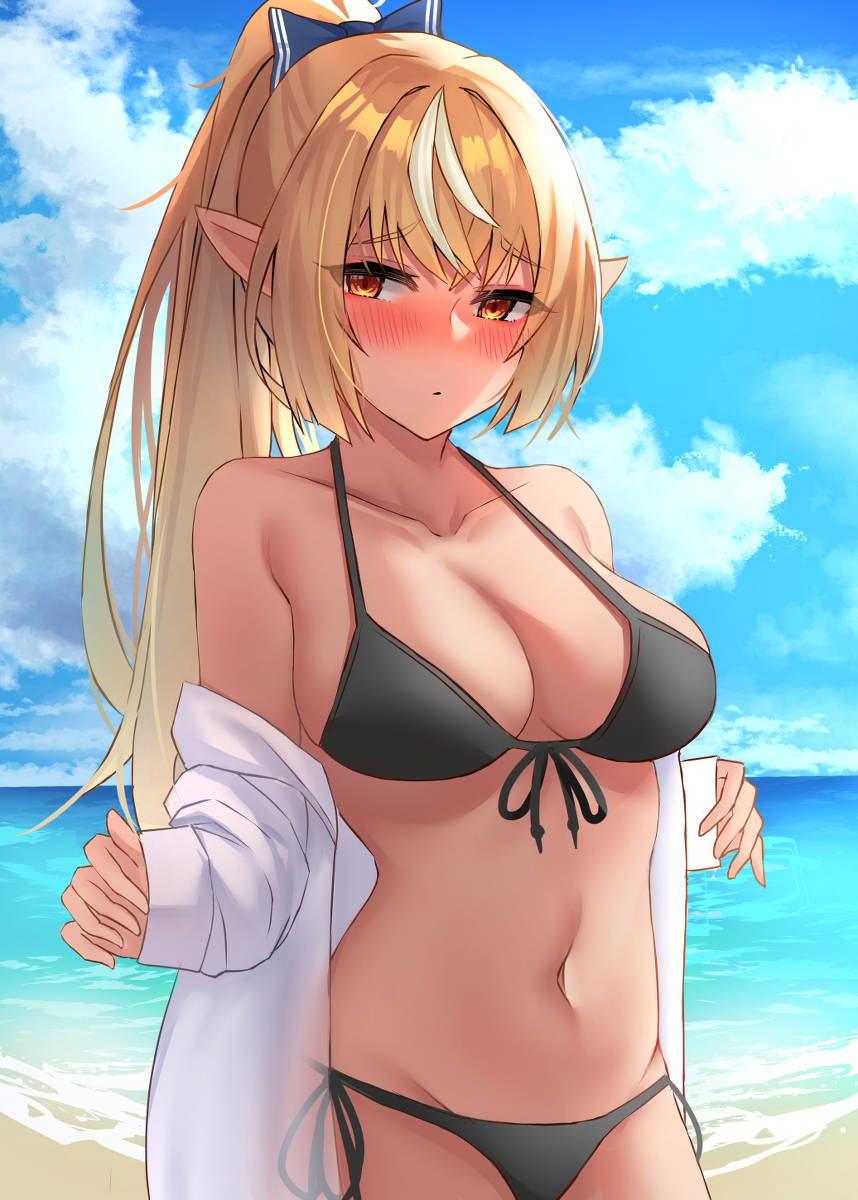 This is a pixiv picture whose title is 不知火フレア.