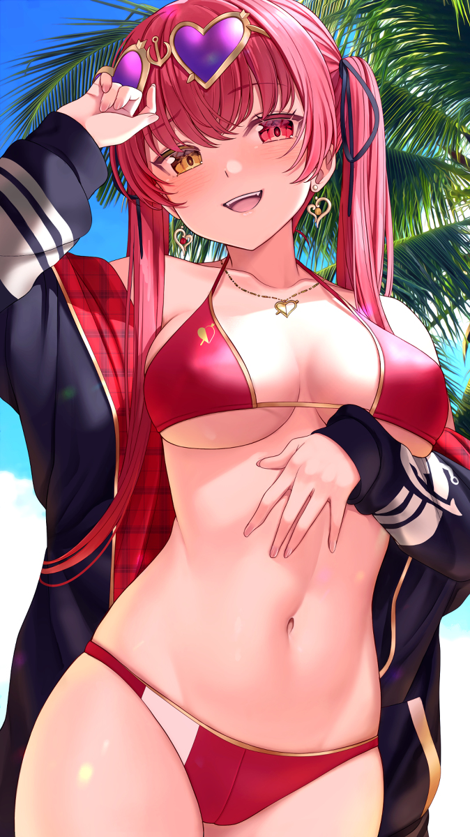 This is a pixiv picture whose title is 宝鐘マリン.