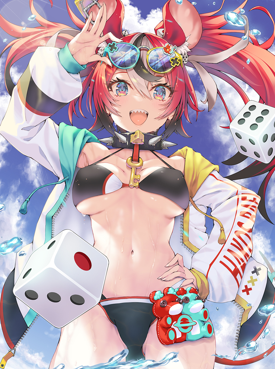 This is a pixiv picture whose title is 水着ベールズさん.