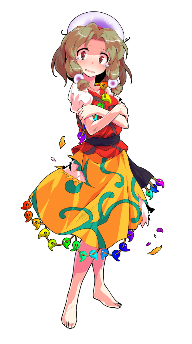 This is a pixiv picture whose title is やられ玉造魅須丸立ち絵 表情差分.