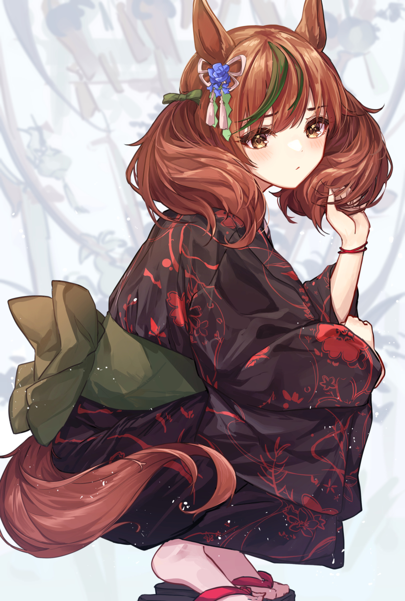 This is a pixiv picture whose title is 浴衣ﾅｲｽﾈｲﾁｬ.