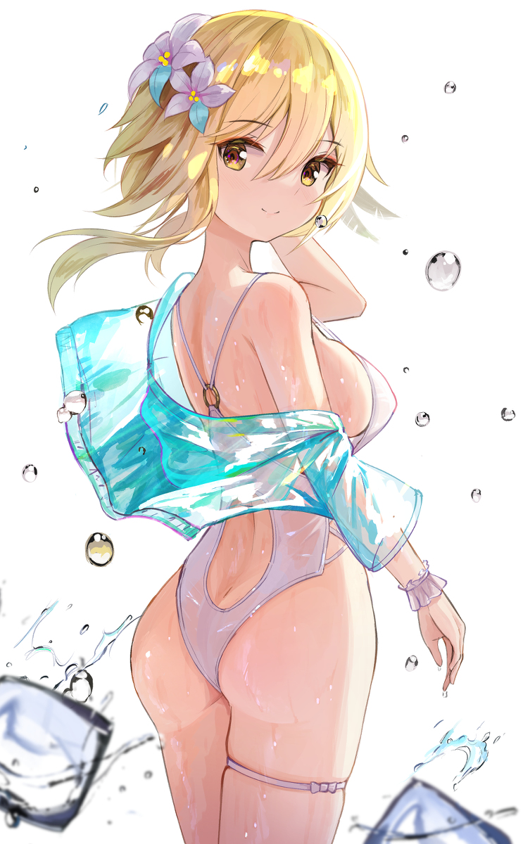 This is a pixiv picture whose title is 水着 蛍.