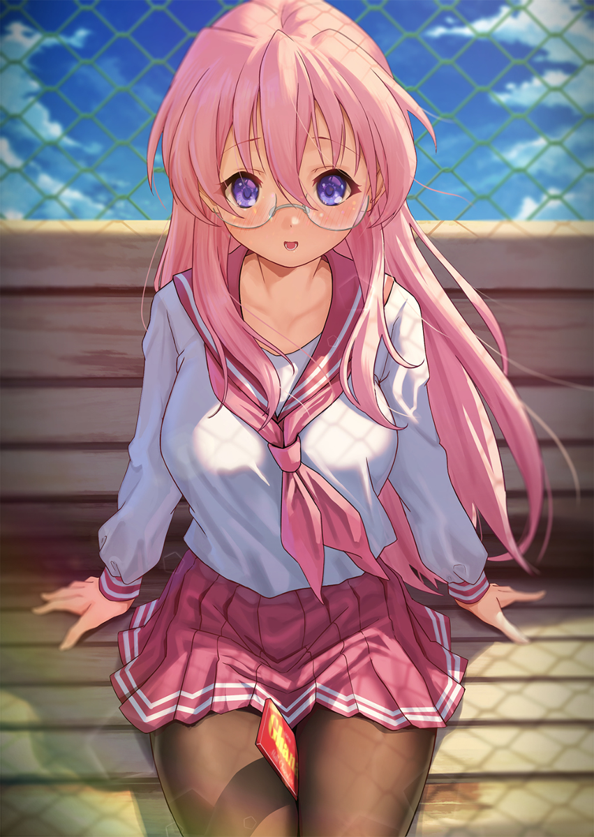 This is a pixiv picture whose title is 「 チョコ… 食べる？ 」.