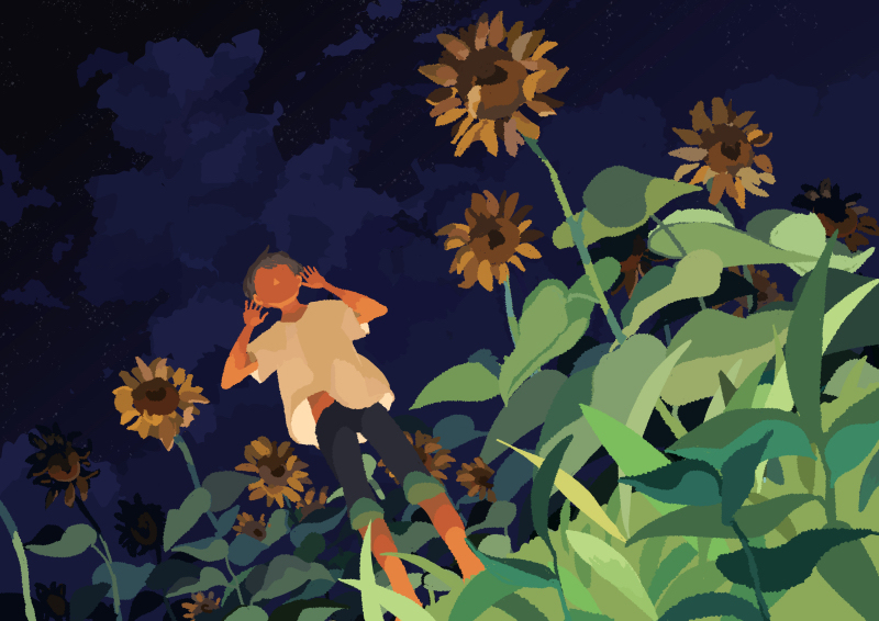 This is a pixiv picture whose title is 通信回路.