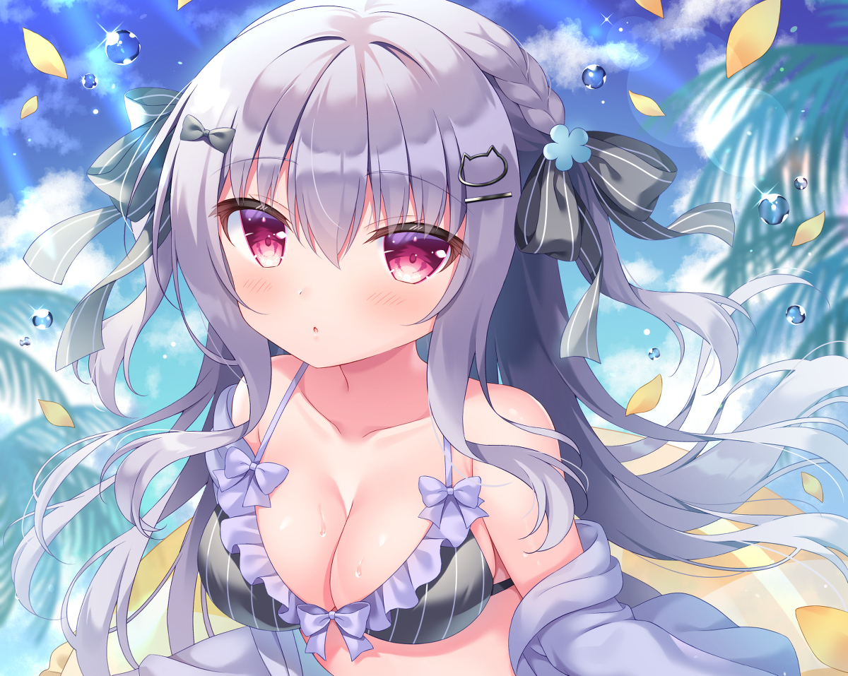 This is a pixiv picture whose title is 【お仕事】いっしょに泳ごう？.