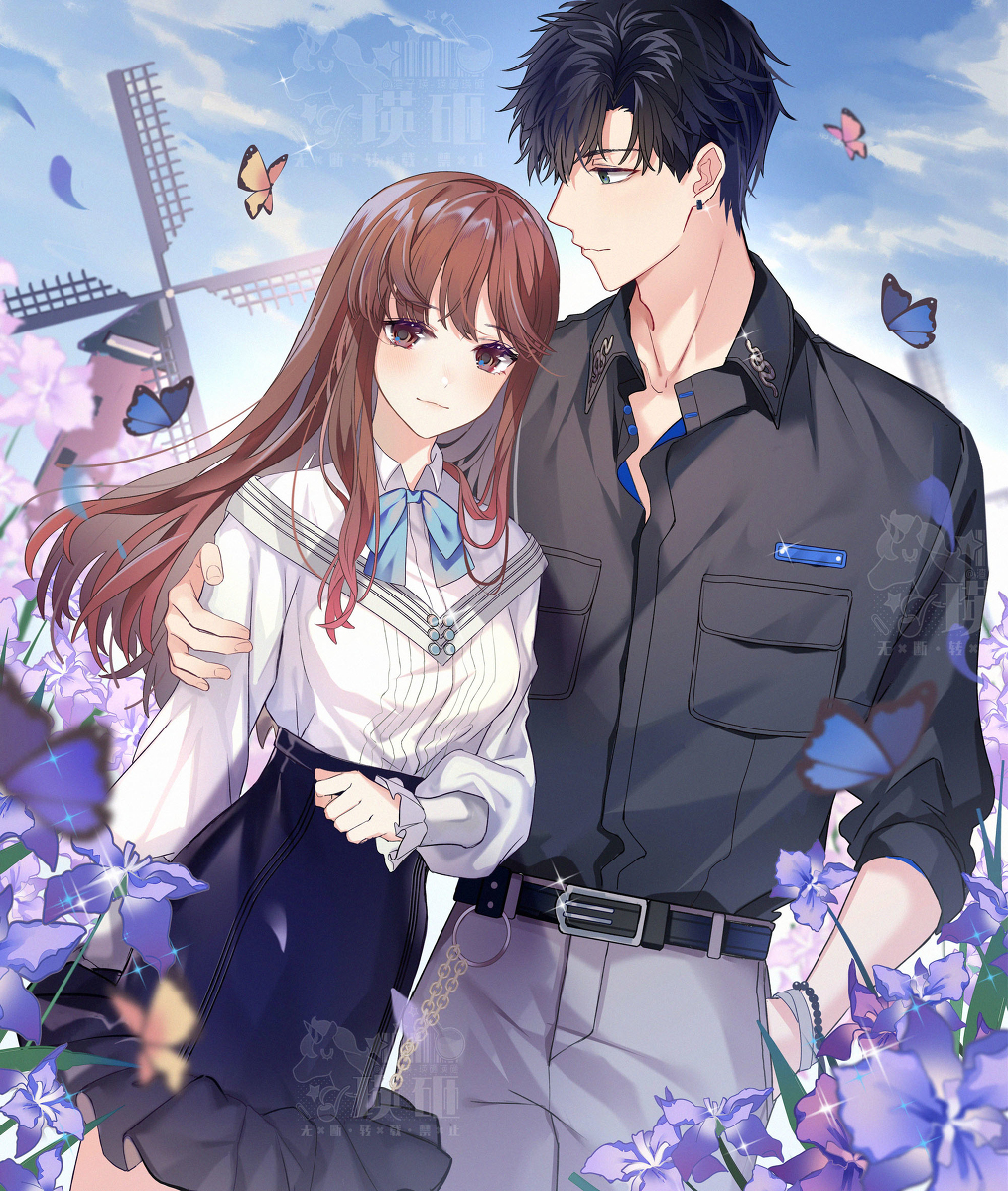 This is a pixiv picture whose title is 光与夜.