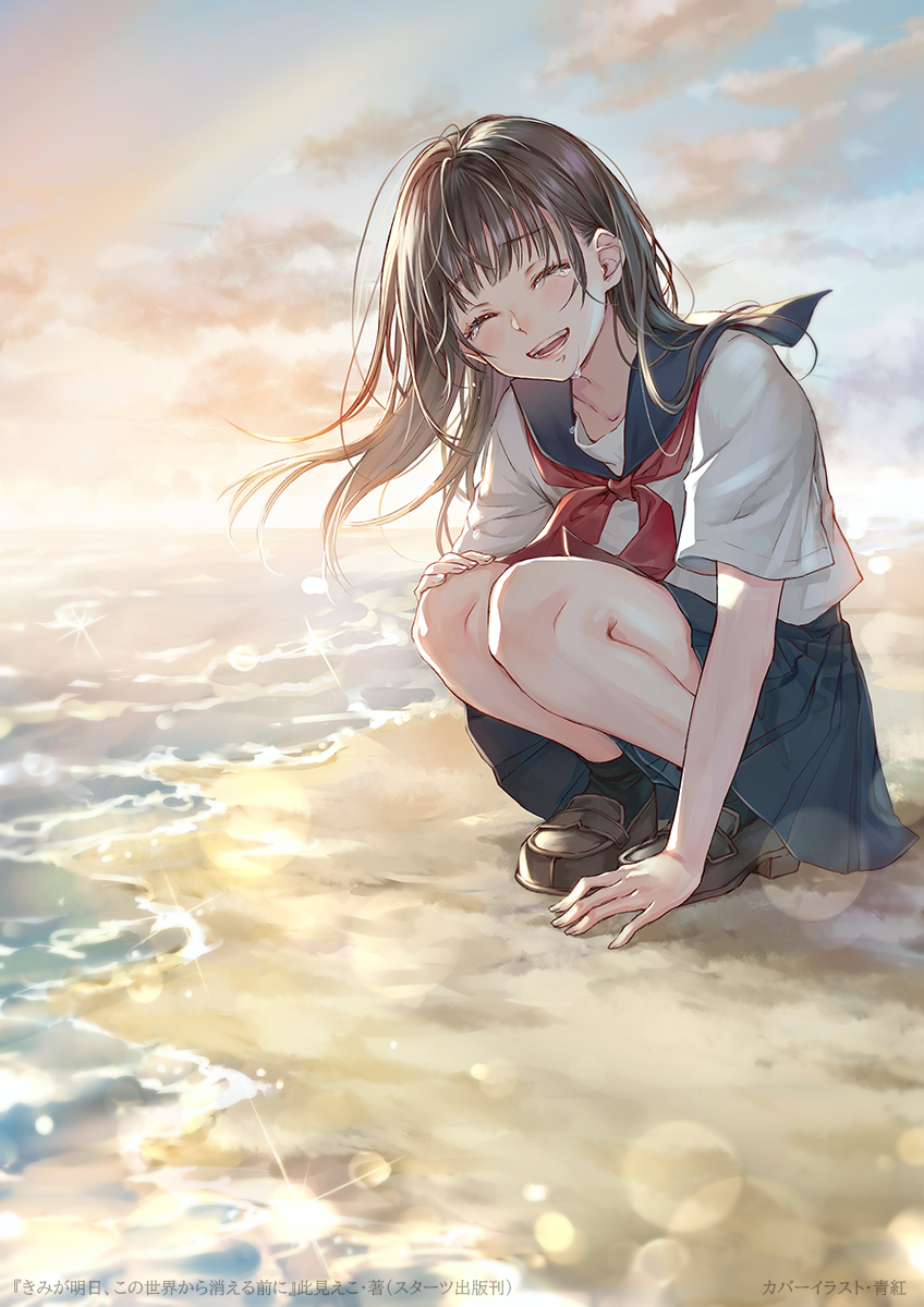 This is a pixiv picture whose title is きみが明日、この世界から消える前に.