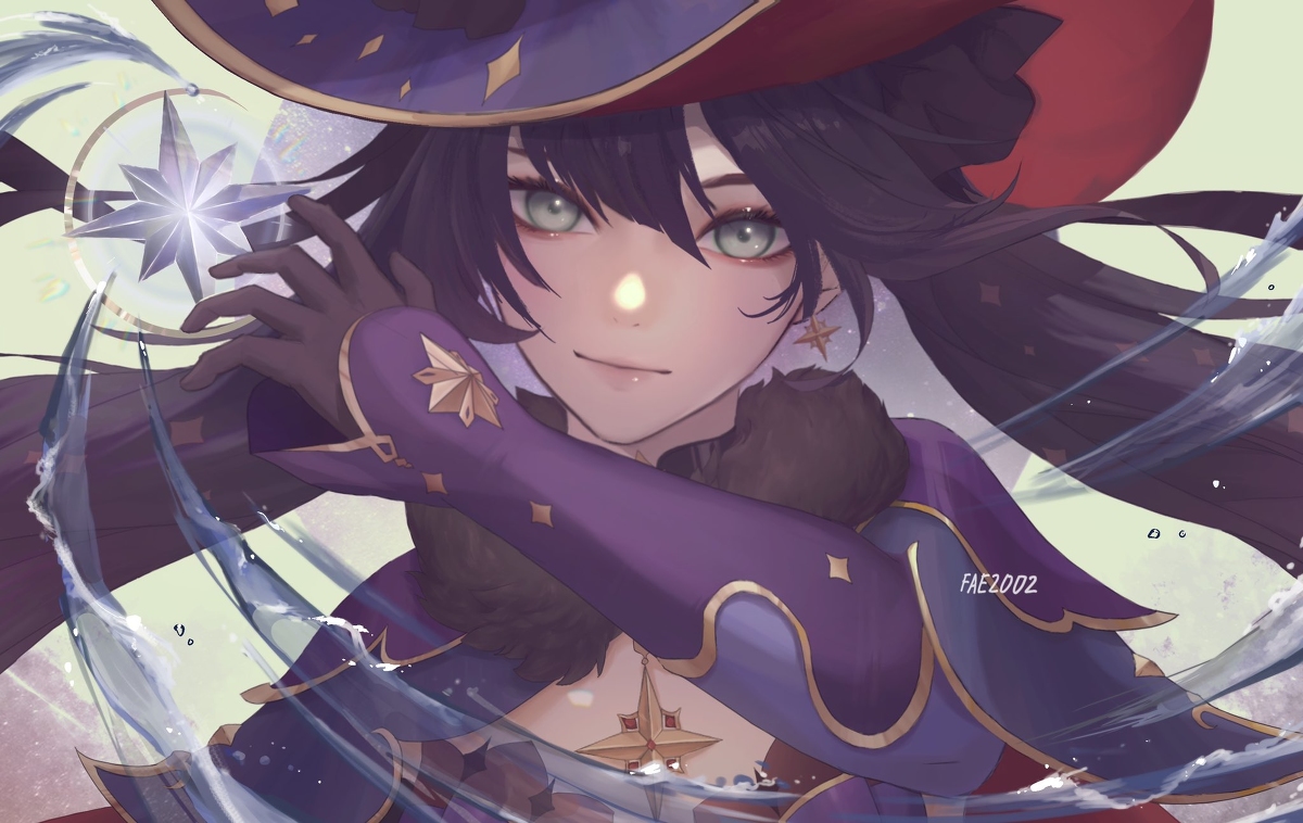 This is a pixiv picture whose title is Mona!.