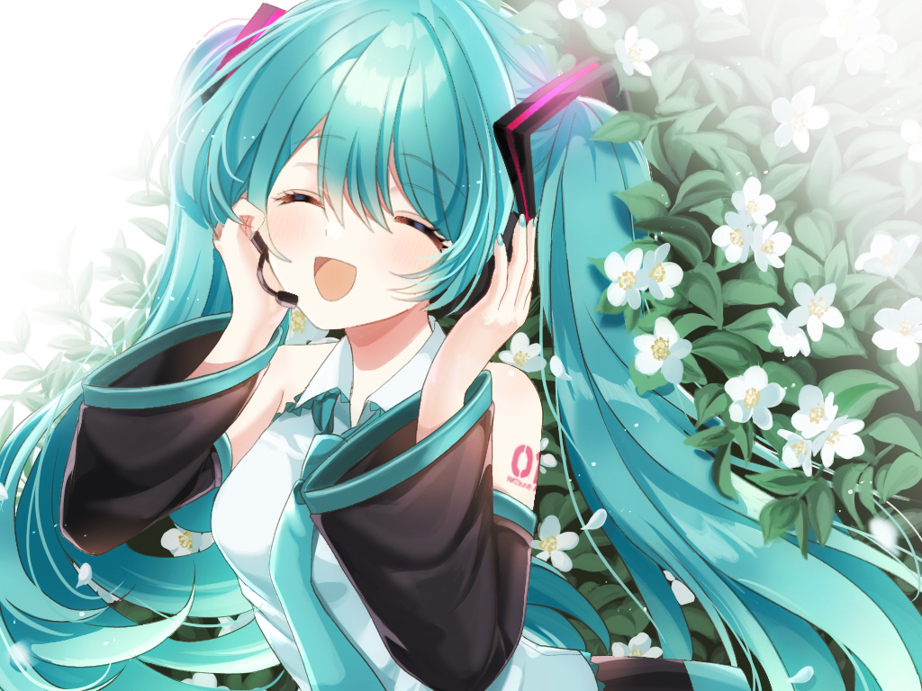 This is a pixiv picture whose title is 初音ミクちゃん.
