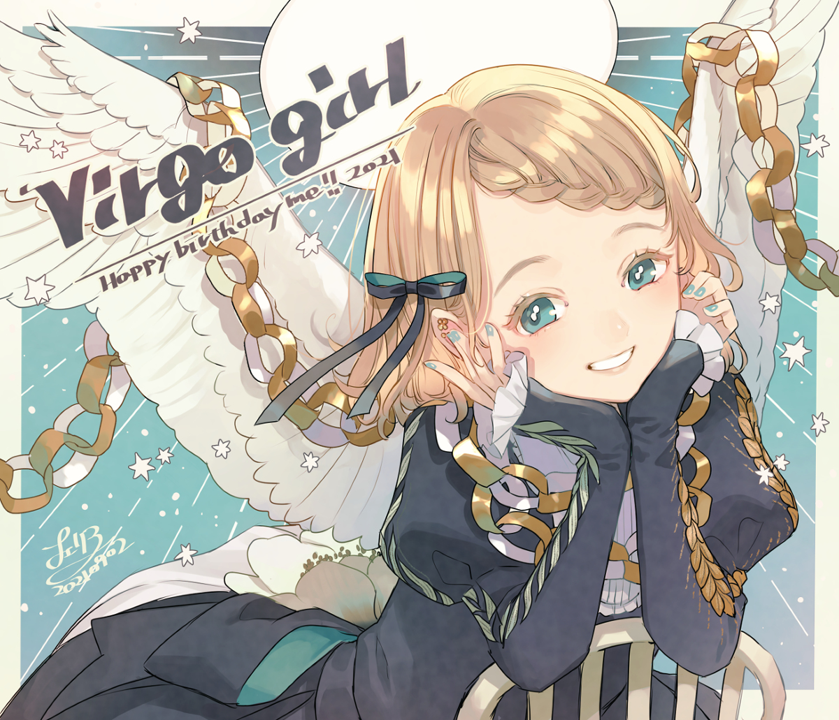 This is a pixiv picture whose title is 乙女座.