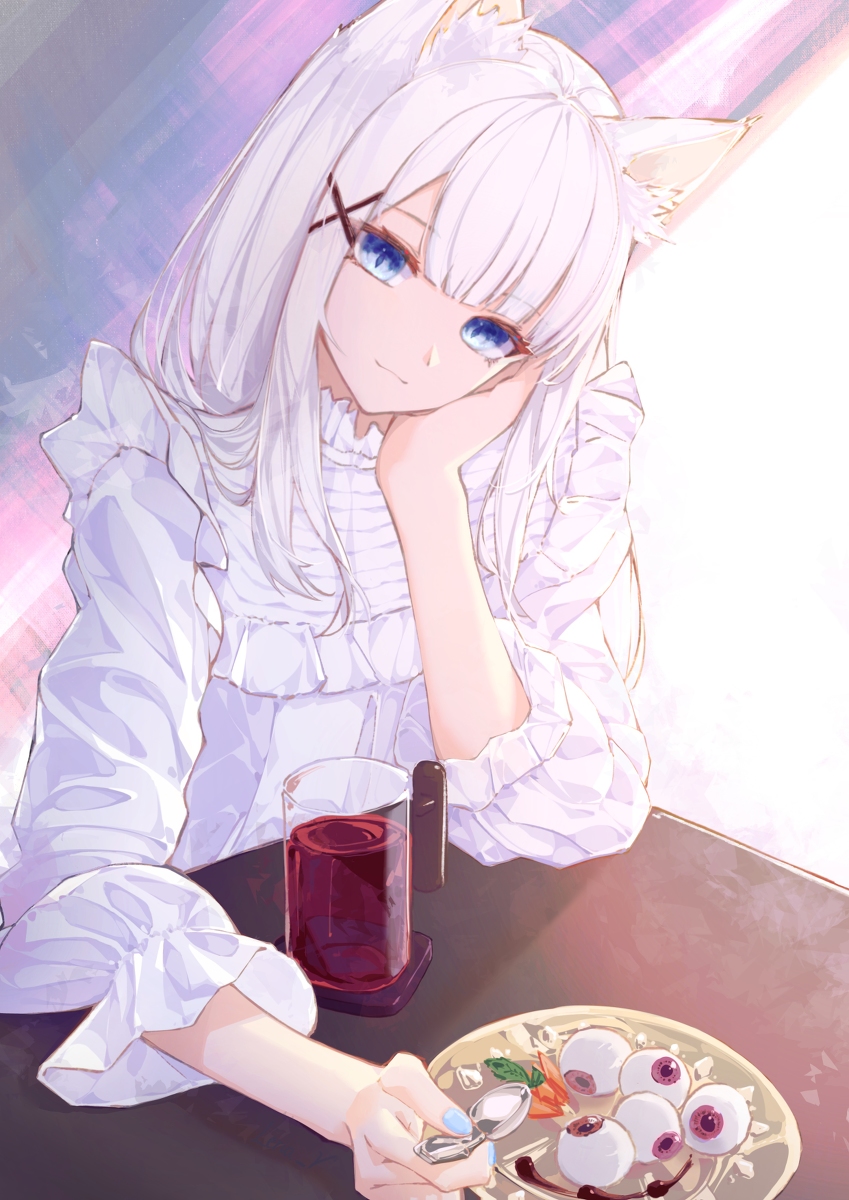 This is a pixiv picture whose title is dessert.