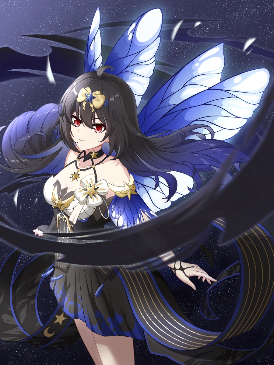 This is a pixiv picture whose title is 幻蝶的夜曲.