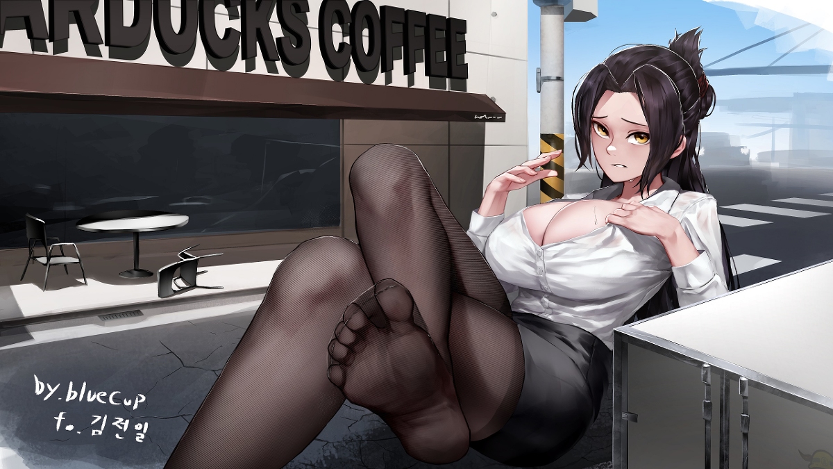 This is a pixiv picture whose title is tall girl.