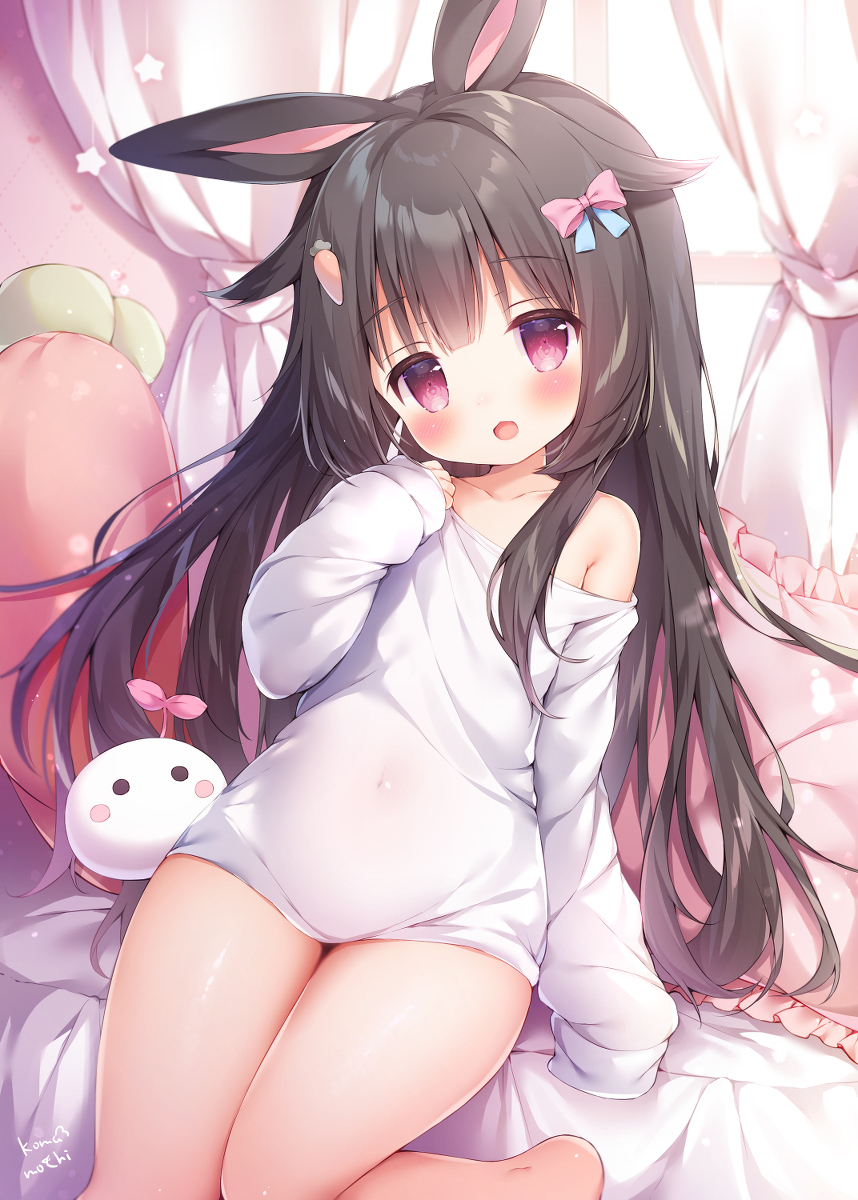 This is a pixiv picture whose title is 🐰🥕.