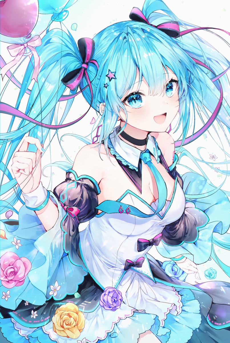 This is a pixiv picture whose title is 初音ミク.