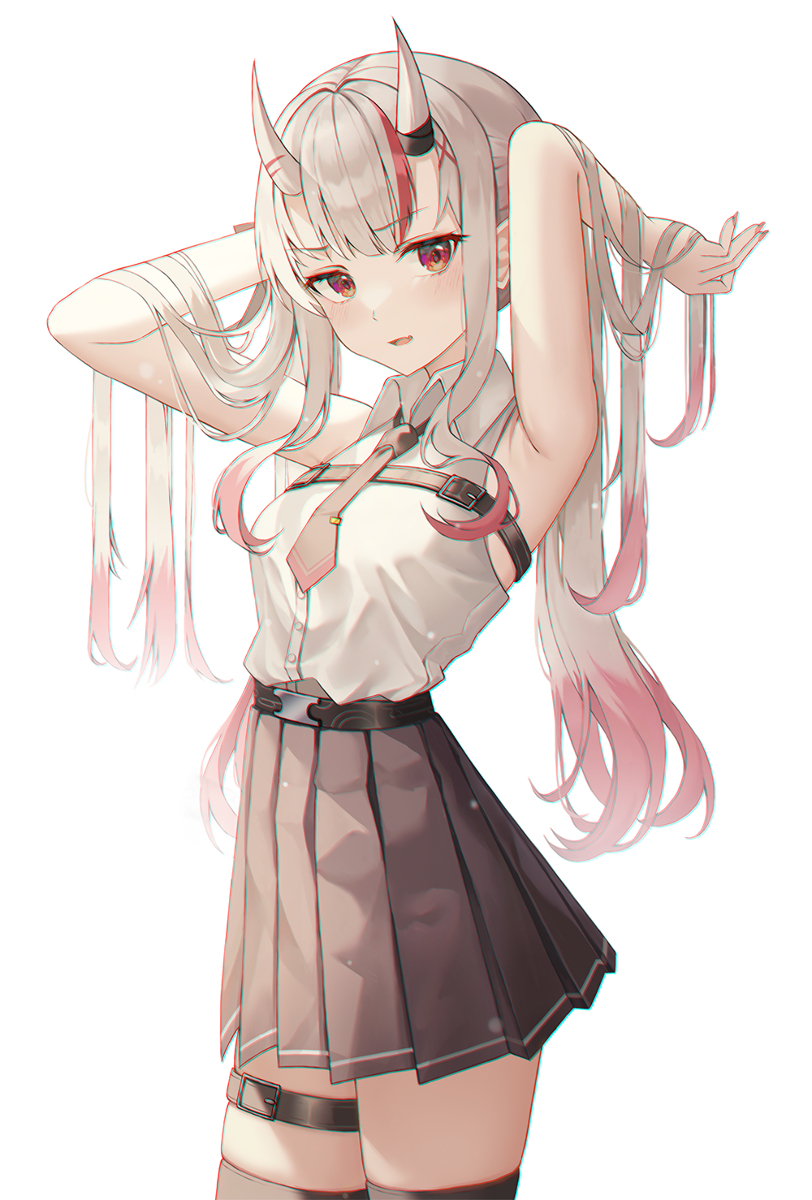 This is a pixiv picture whose title is 百鬼あやめ.