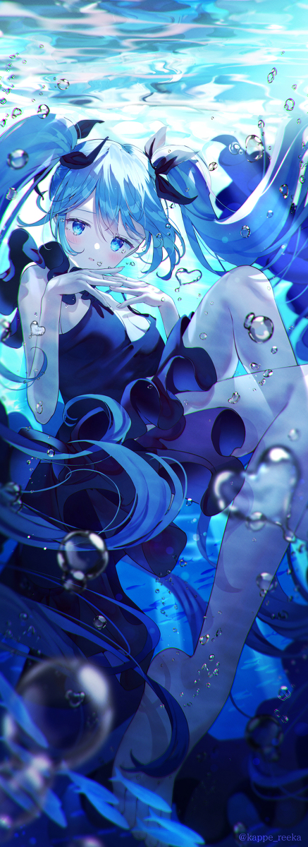 This is a pixiv picture whose title is 深海少女.