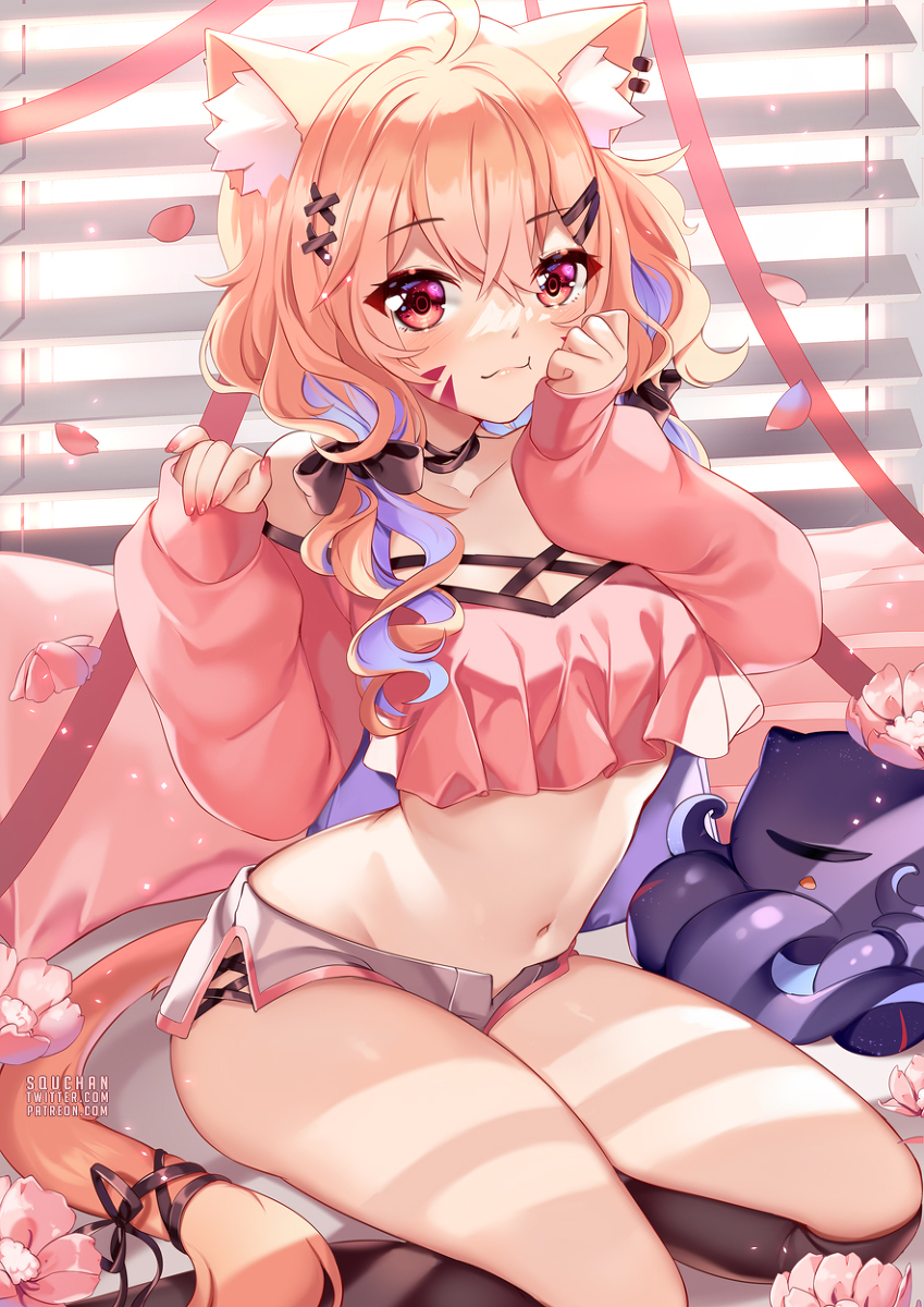 This is a pixiv picture whose title is Comfy Space Cat.