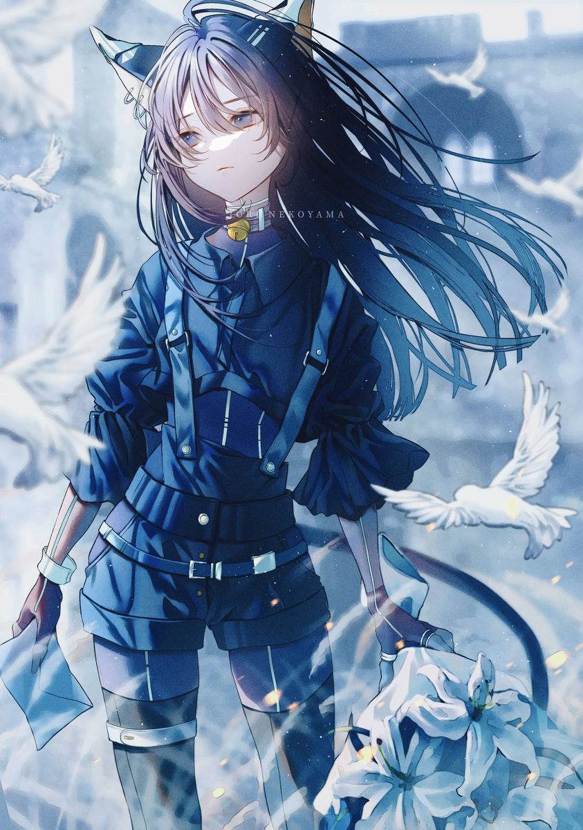 This is a pixiv picture whose title is 🕊.