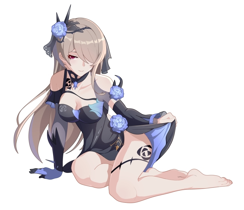 This is a pixiv picture whose title is 失落迷迭.