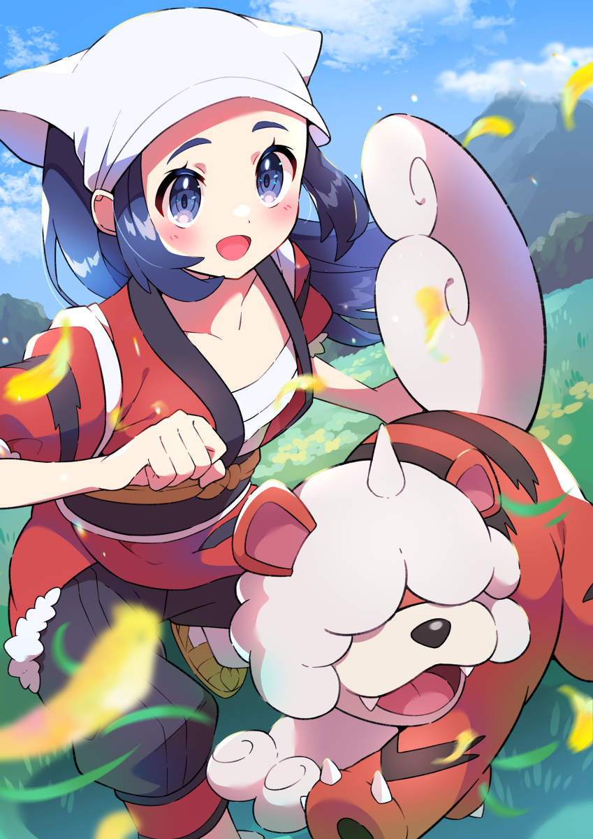 This is a pixiv picture whose title is ショウ＆ヒスイガーディ.