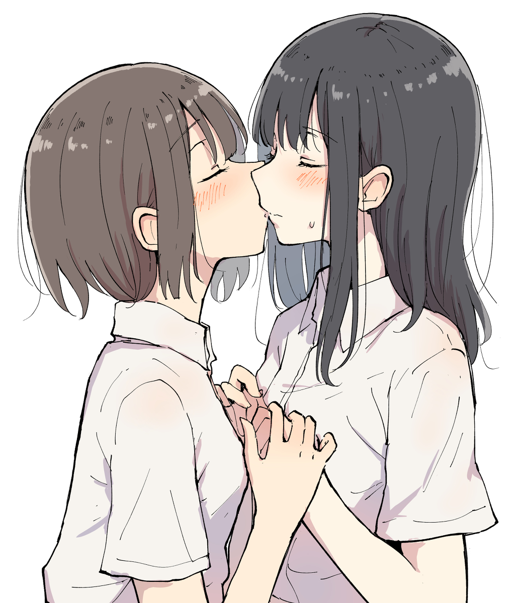 This is a pixiv picture whose title is 百合いろいろ！.