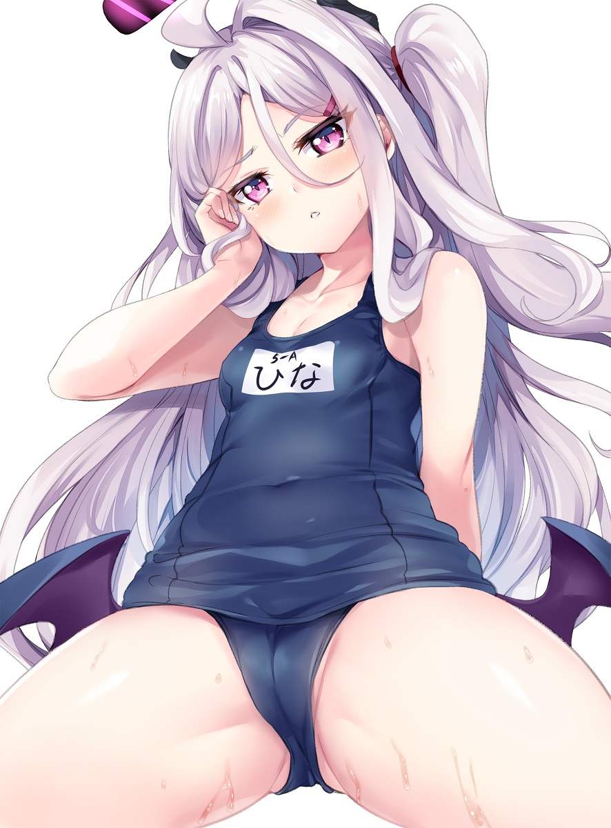 This is a pixiv picture whose title is 水着ヒナ.