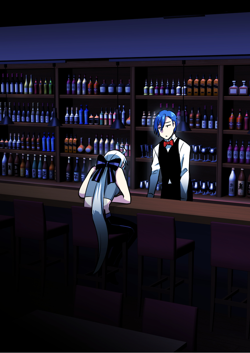 This is a pixiv picture whose title is bar.