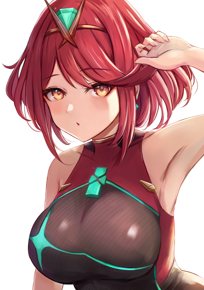 This is a pixiv picture whose title is Pyra / ホムラ.