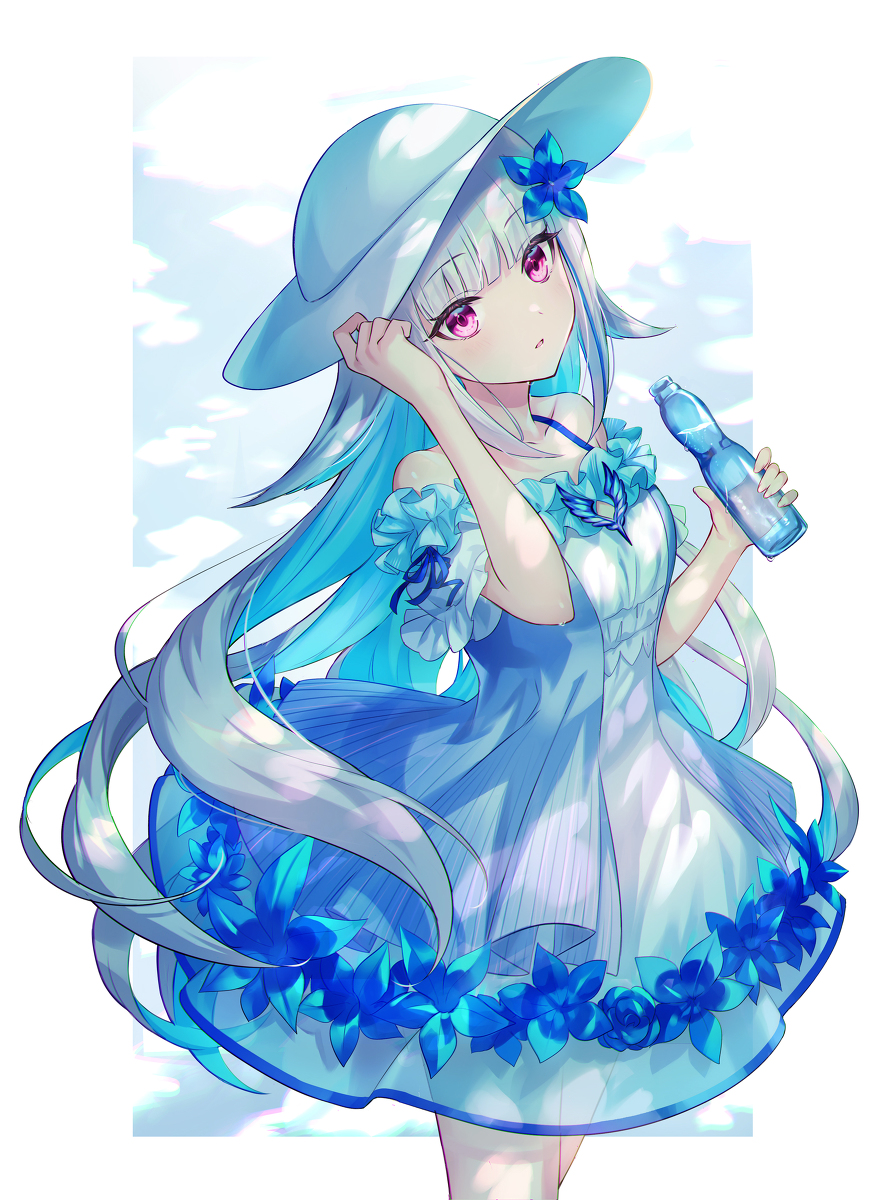 This is a pixiv picture whose title is 夏.