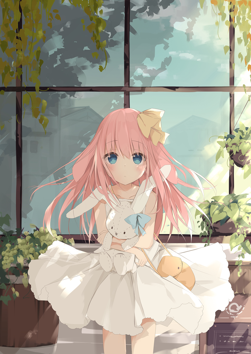 This is a pixiv picture whose title is うさみみ.